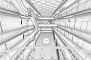 Shopping Mall interior, an Architecture 3D Model by 3DNUTS (Thumbnail 7 of 15)