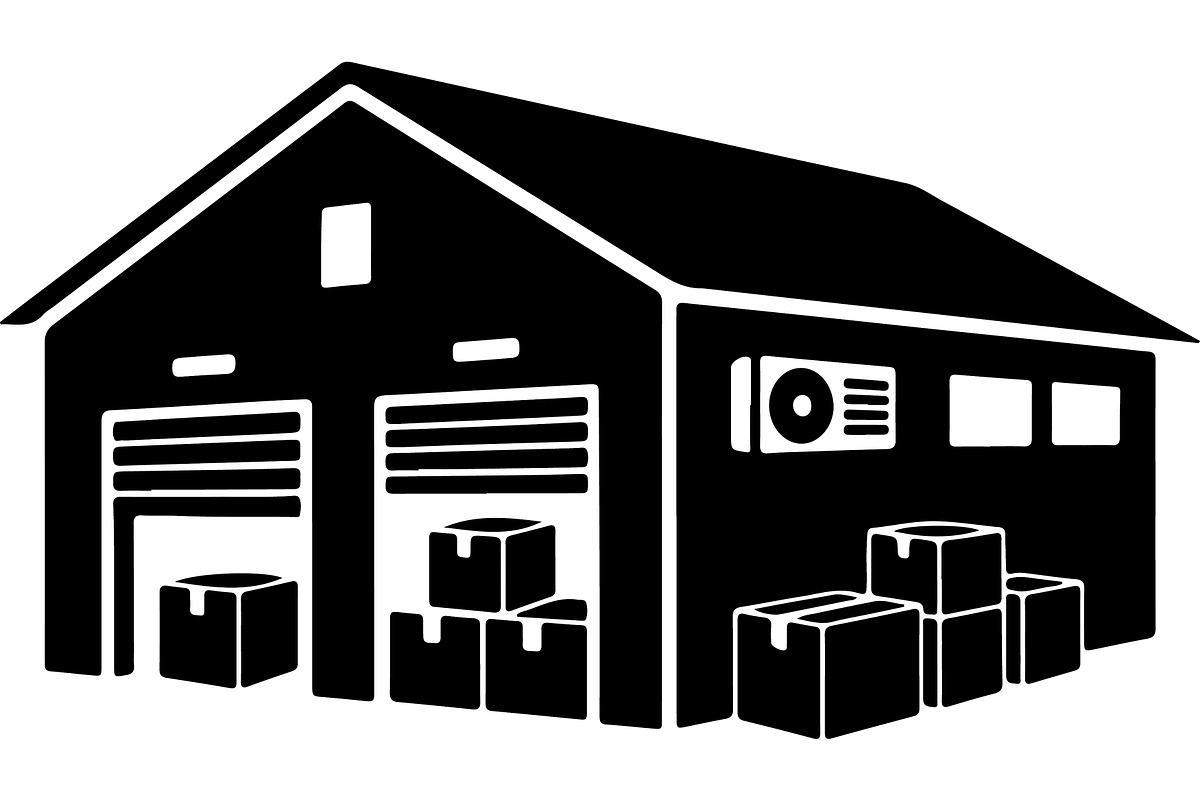Warehouse and industrial building, a Decorative Illustration by jahid234 (Photo 8 of 13)