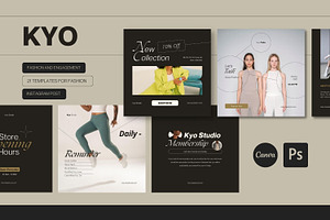 KYO | Social Media Kit Canva PS