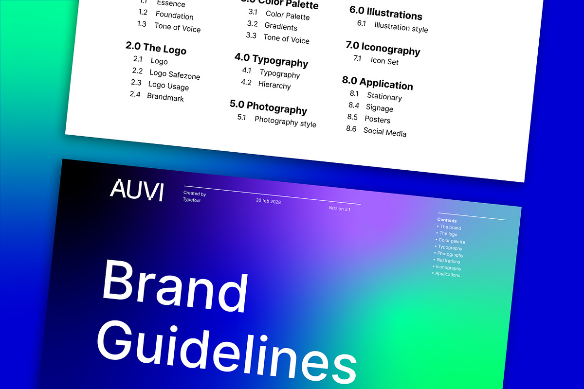 Absolute | Brand Guidelines - Figma, a Presentation Template by Typefool's Shop (Photo 2 of 12)