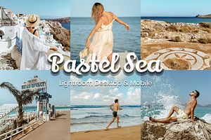 30 Pastel Sea Lightroom Collection, a Preset Add-On by 3Motional