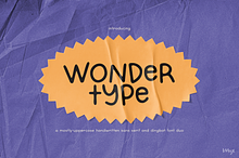 Wondertype — A Font Duo