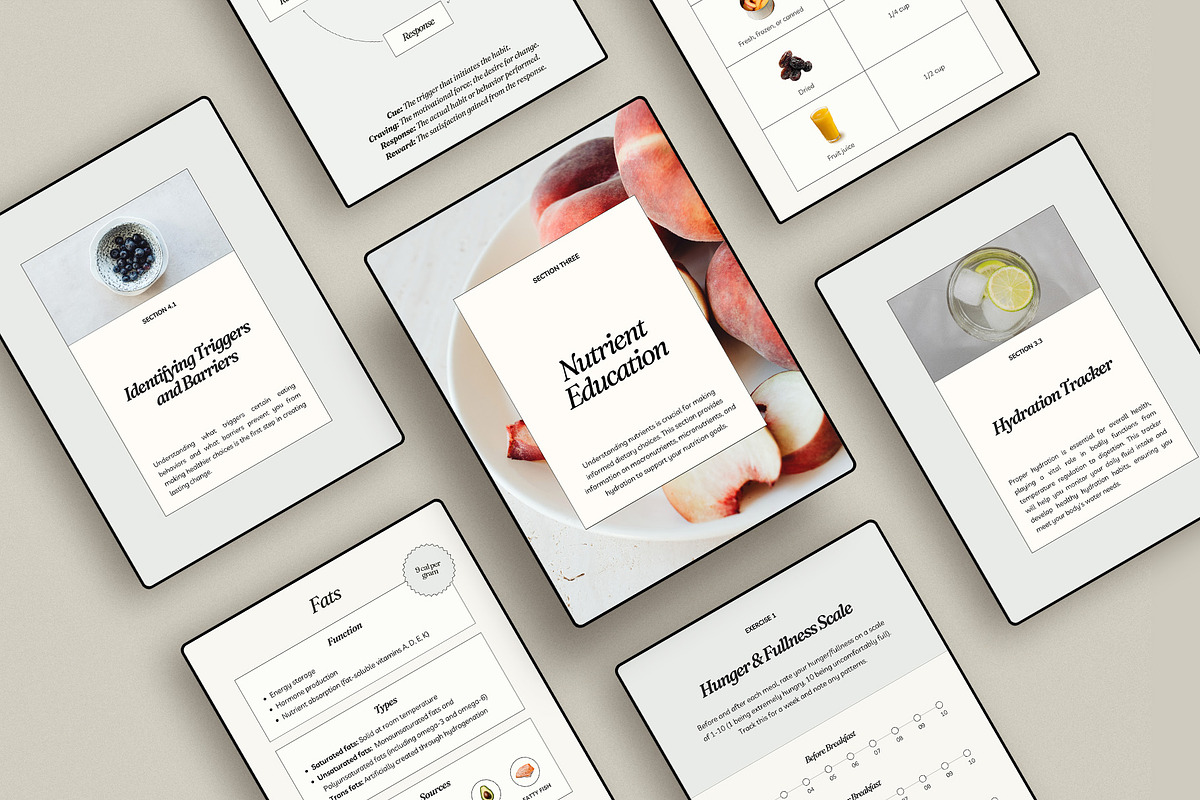 Nutrition Coach Workbook, a Magazine Template by Willoe Studio (Photo 10 of 14)