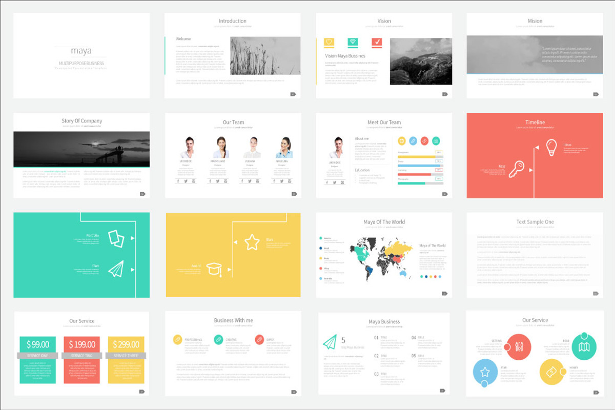Maya Presentation Template, a Presentation Template by Rystudio (Photo 4 of 6)