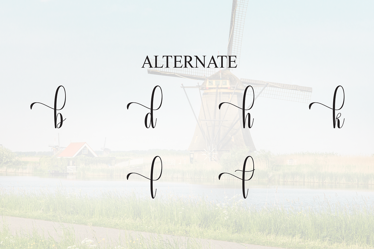Holland | Script Font, a Handwritten Font by Scratchones (Photo 8 of 9)