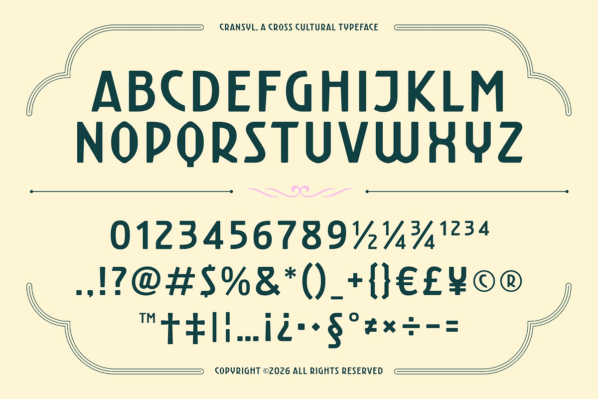 Cransyl, a Sans Serif Font by graphicook (Photo 2 of 10)