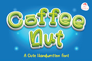 CoffeeNut A Cute Handwriting Font, a Handwritten Font by MTK Studio (Thumbnail 1 of 6)