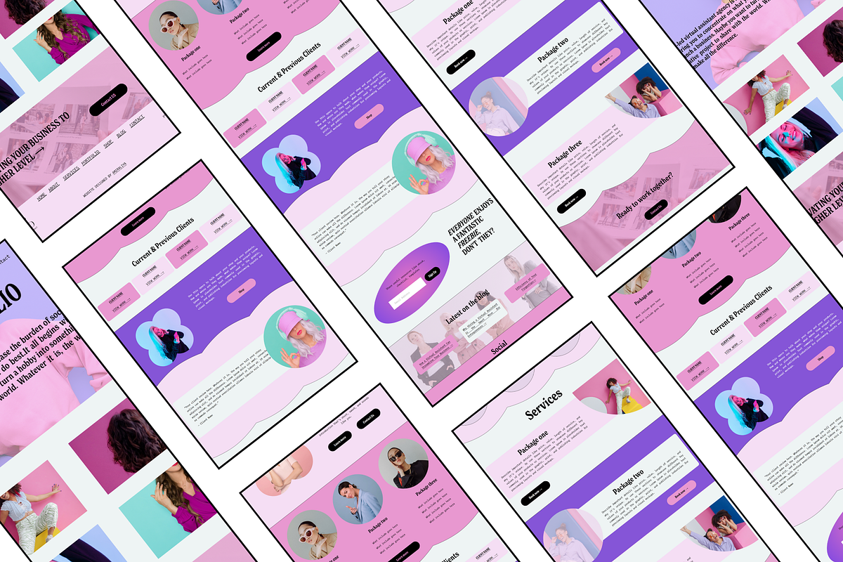 Squarespace website Virtual Assist, a Squarespace Template by Amiraliya (Photo 7 of 9)