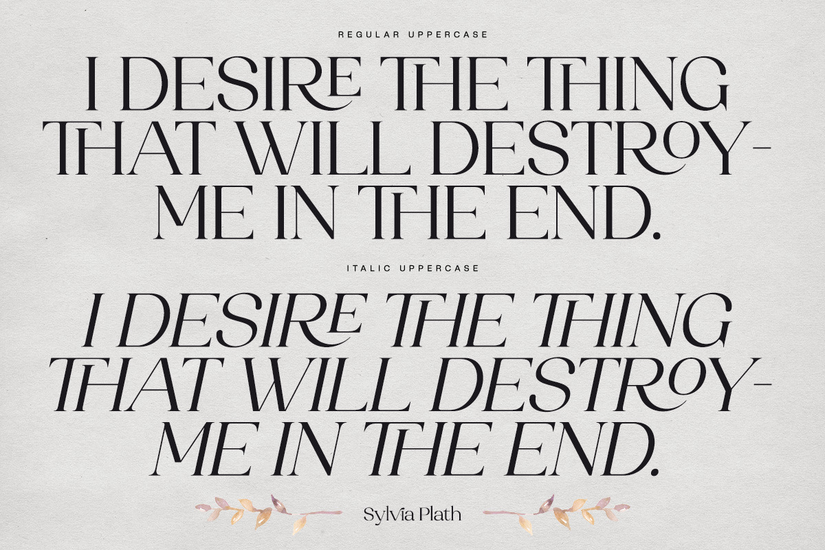 Angela - A Timeless & Elegant Serif, a Serif Font by Annivers Type (Photo 5 of 11)
