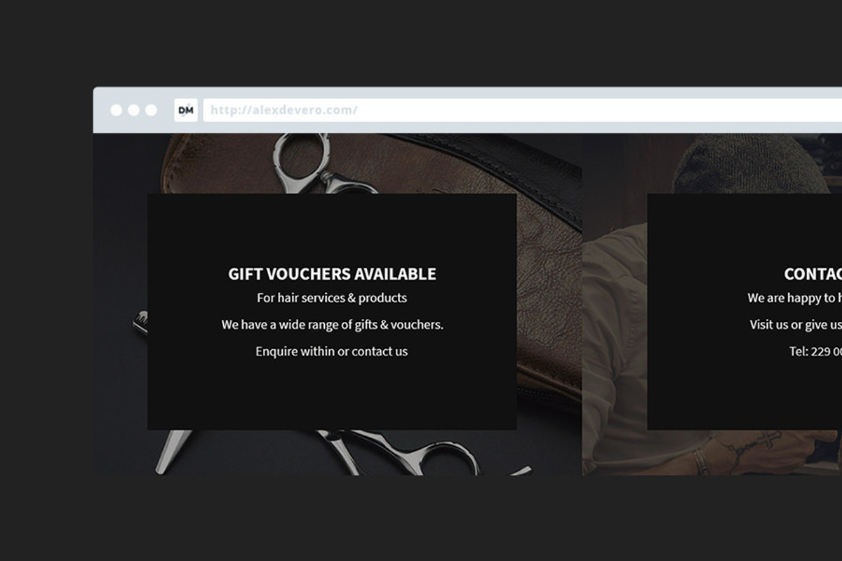 Cedric: One-Page PSD Template, a Landing Page Template by Devero (Photo 9 of 16)