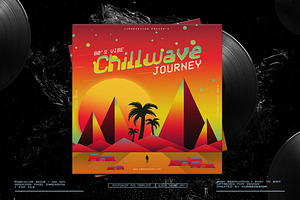 Chillwave Journey Cover Art Template