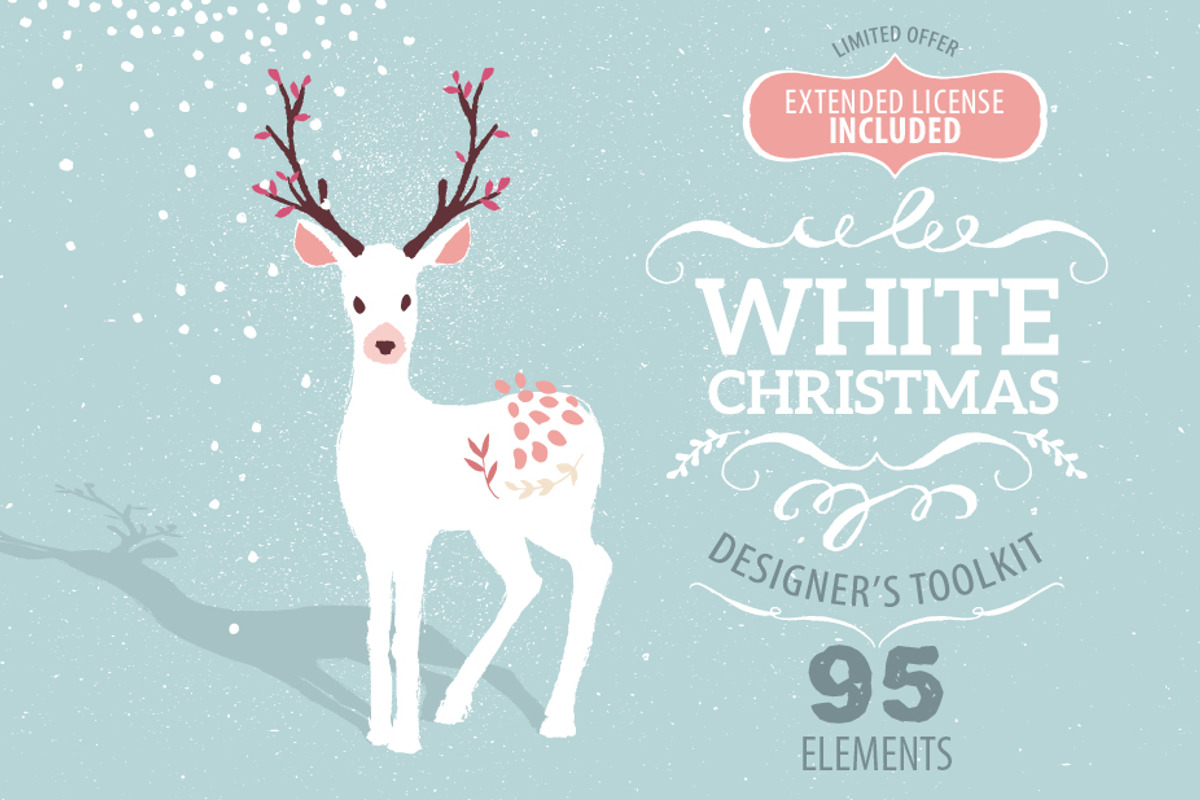 White Christmas designer toolkit, an Animal Illustration by Lisa Glanz (Photo 1 of 5)
