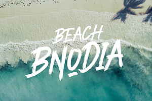 Hame Bnodia Brush Font