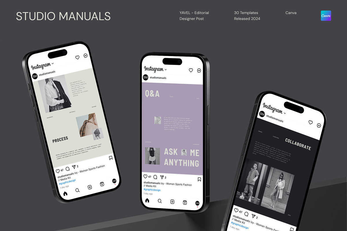 YAVEL - Editorial Designer Post, a Social Media Template by Studio Manuals (Photo 3 of 8)