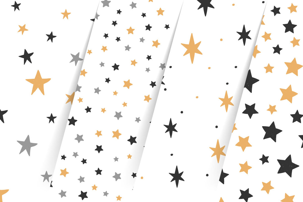 Stars Seamless Patterns, a Pattern Graphic by PixMarket (Photo 4 of 8)