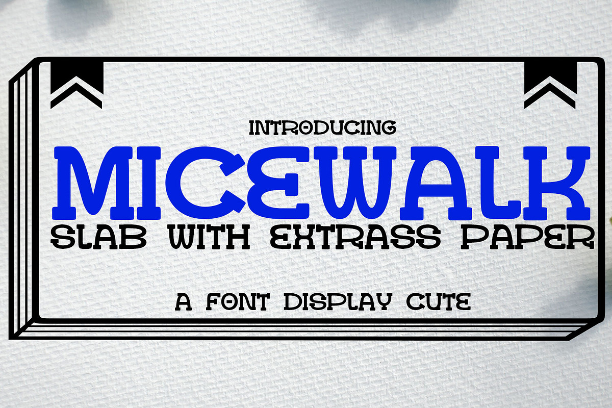 Micewalk Slab, a Slab Serif Font by Bramcreative (Photo 1 of 8)