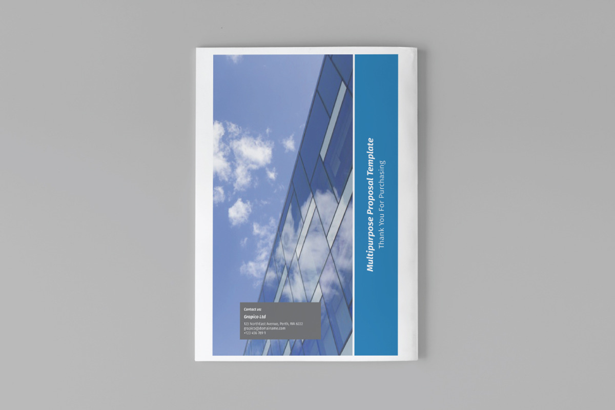 Multipurpose Proposal Template, a Stationery Template by GreenDesign (Photo 7 of 7)