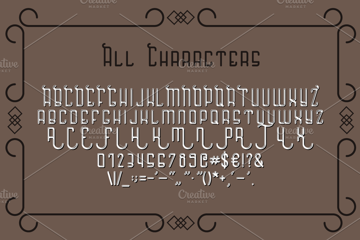Birmingham typeface preview 4