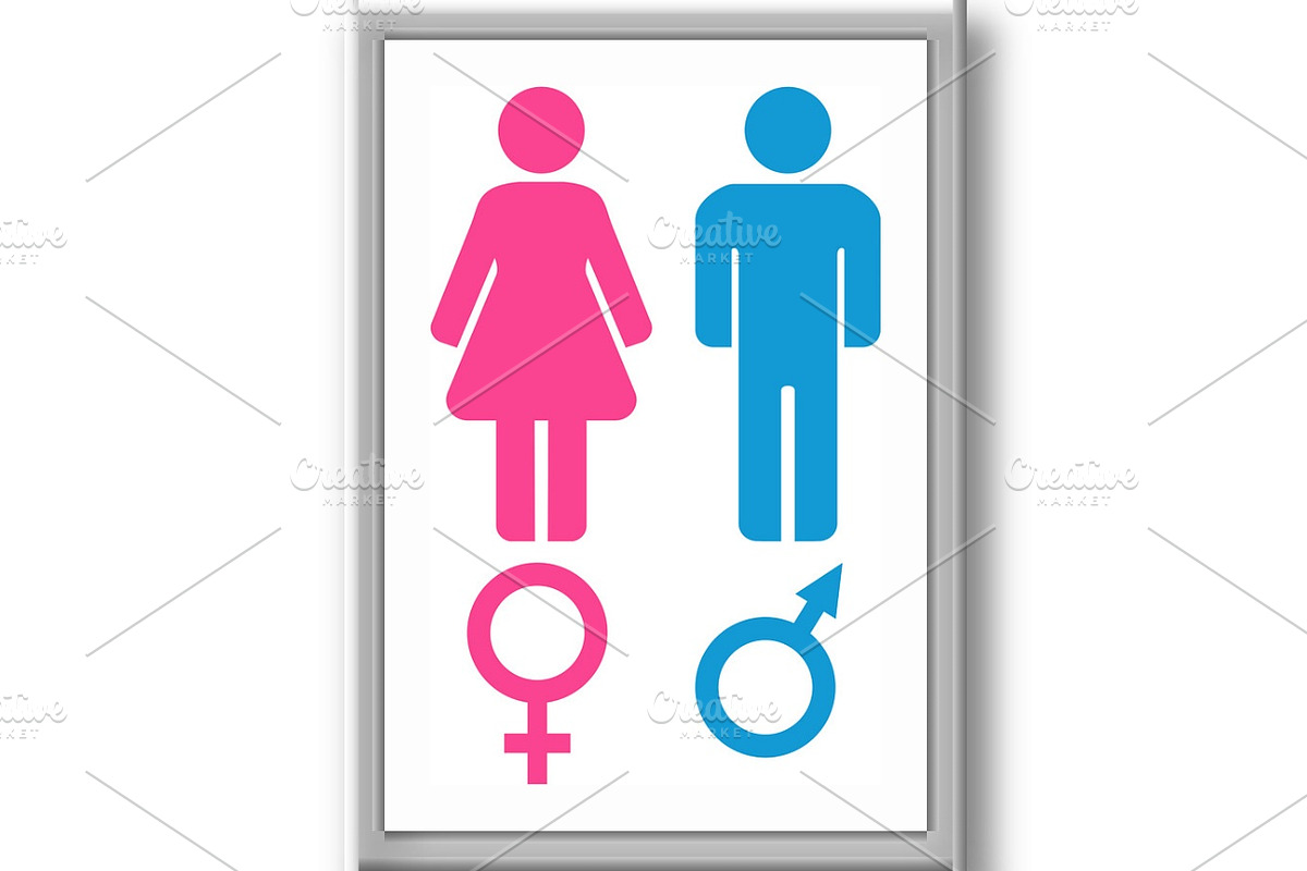 Male and female sex symbols. Venus, an Object Graphic by RODINA (Photo 3 of 3)