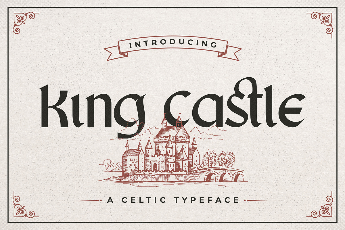 King Castle - Celtic Font, a Font by Typefactoryco (Photo 1 of 10)