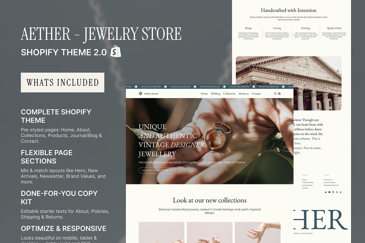 Aether - Shopify Theme for Jewelry