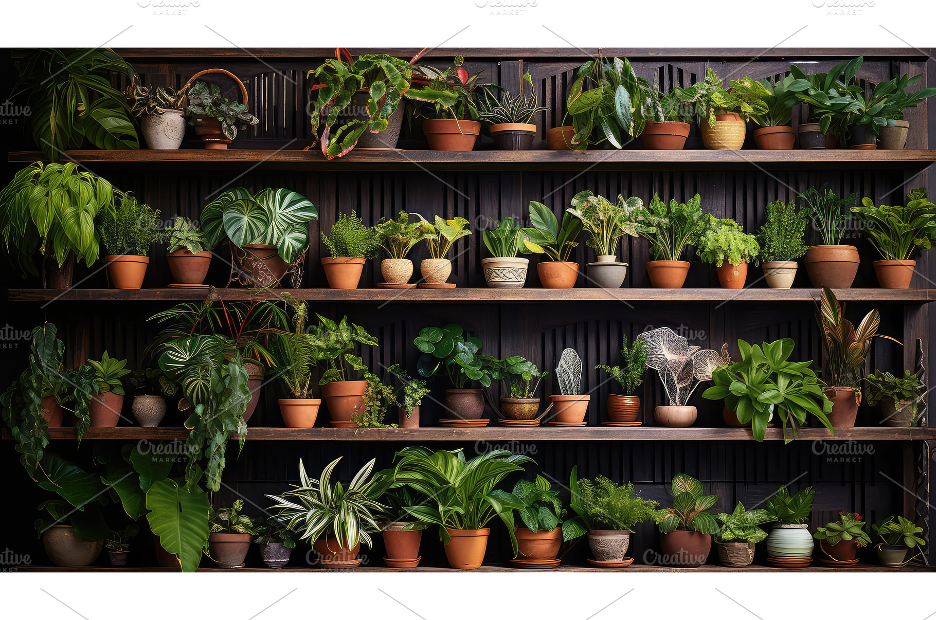 foliage potted plant overhead ai, a Nature Photo by pikepicture