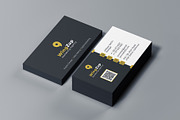 Yellow Business Card, a Business Card Template by Saman Osama (Thumbnail 1 of 5)