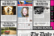 5 Newspaper Style Templates Bundle, a Magazine Template by Newspaper Templates (Thumbnail 1 of 11)