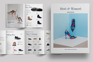 Shoe Store Catalog Layout, a Brochure Template by Boris Cupac