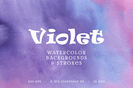 Violet backgrounds and strokes