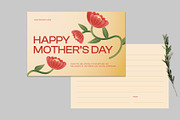 Floral Mothers Day Greeting Card, a Card Template by Neermana (Thumbnail 4 of 4)