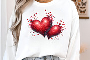Glitter Heart Valentines Day Clip Ar, an Illustration by SinaCreation (Thumbnail 6 of 11)