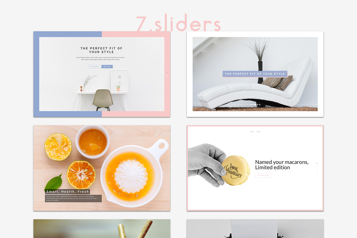 4ocal Web UI Kit Bundle, an UI Kit Template by 4EB Studio (Photo 9 of 14)