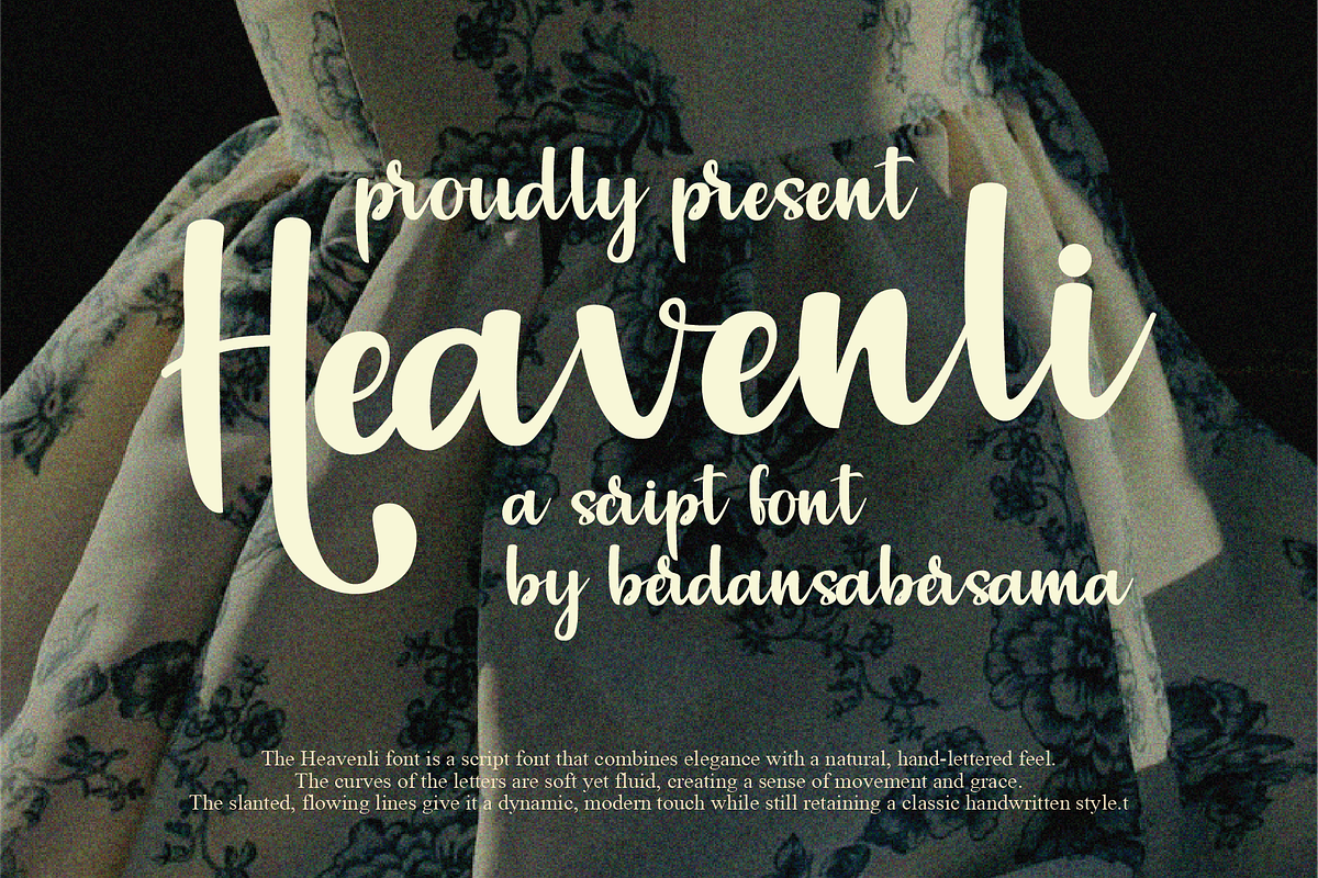 Havenli Script Font, a Script Font by Berdansabersama (Photo 1 of 9)
