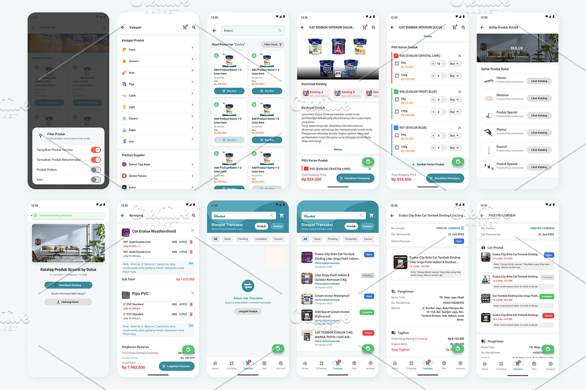 CozyMarket – B2B Marketplace App UI, an App Template by Brainstorm Lab (Photo 5 of 6)