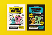 Cartoon Kids Birthday Invitation, an Invitation Template by Aiyari Graphic (Thumbnail 1 of 3)