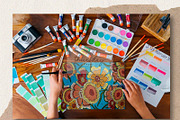 Colorful flowers color by number, a Graphic by Thursdaypaper (Thumbnail 3 of 10)