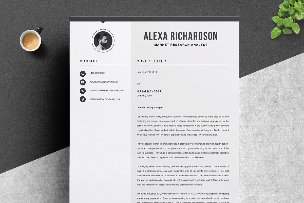 Resume Template, a Resume Template by ResumeInventor (Photo 4 of 6)
