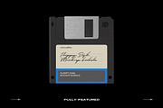 Floppy Disk Mockup Template Bundle, a Product Mockup by PrintPixel (Thumbnail 9 of 28)
