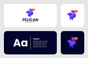 Gradient Modern Pelican Logo Design, a Branding & Logo Template by Artnivora.Std (Thumbnail 3 of 4)