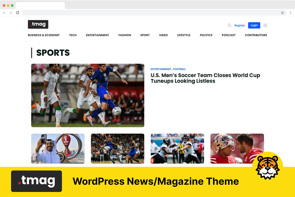 TMag - WP News/Magazine Theme, a WordPress Template by TigerThemes (Photo 5 of 5)