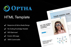 OPTHA - Eye Care Website Template, a HTML Template by TNCFlow