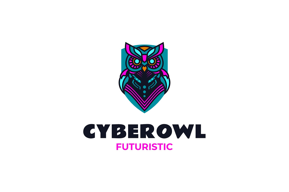 Mascot Tech Cyber Owl Logo Design, a Branding & Logo Template by Artnivora.Std