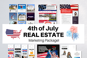 4th Of July Real Estate Template