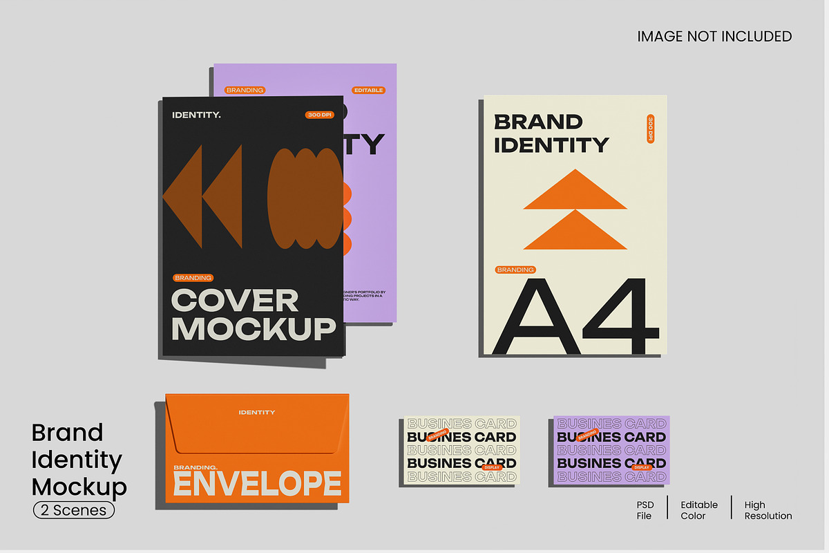 Brand Identity Mockup, a Packaging Mockup by Unerispace (Photo 1 of 4)