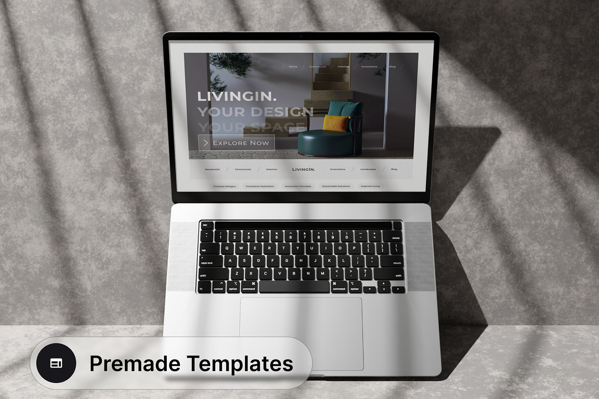 LivingIn - Interior Design UI Kit, an UI Kit Template by hiddemaru (Photo 6 of 8)