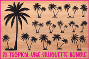 Tropical Palm Tree Bundle, an Illustration by BIPLOB EXPERT (Thumbnail 1 of 21)