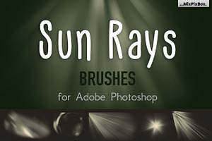 SUN RAYS brushes for Adobe Photoshop