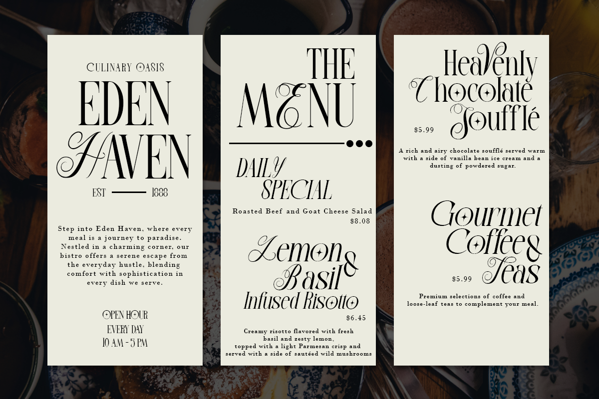 Last Royal - Elegant Serif & Script, a Serif Font by Say Studio (Photo 6 of 13)