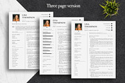 Minimal Resume Template Pack | Canva, a Resume Template by Lux Resume (Thumbnail 3 of 9)